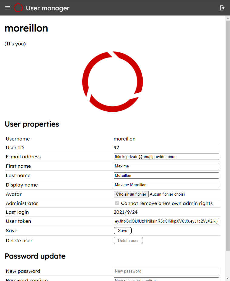 User management microservice based on Neo4J thumbnail